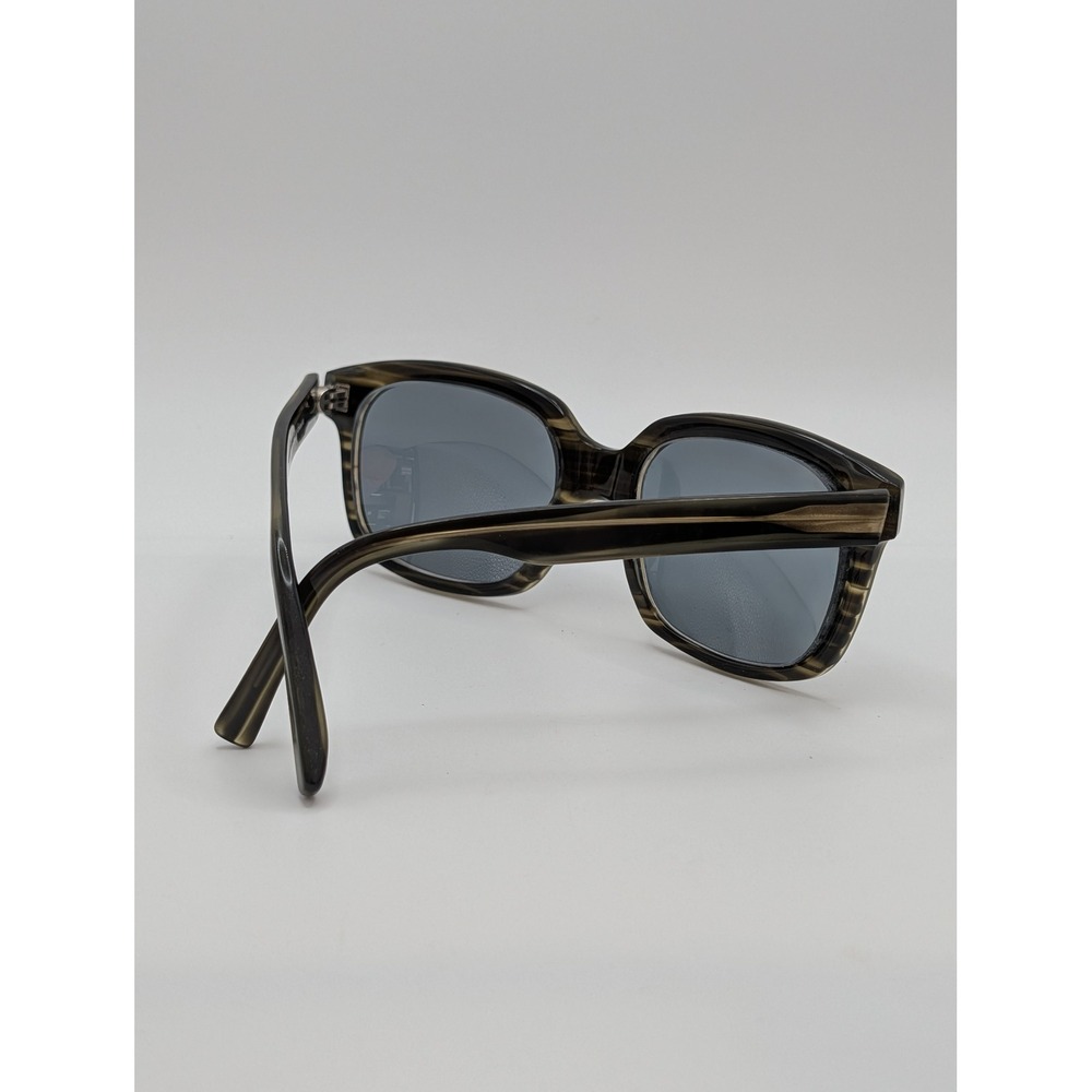 Warby Parker Jules 231 Sunglasses Frames Striped Brown Grey Square 56-19-140